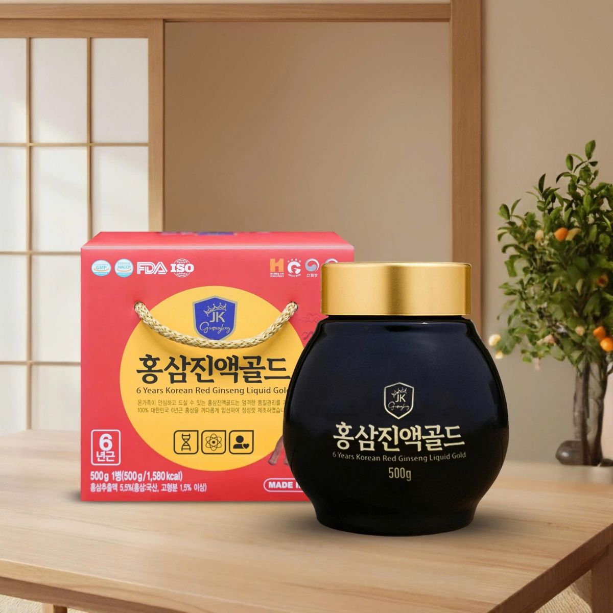 cao hồng sâm 500g nguyên chất 100%